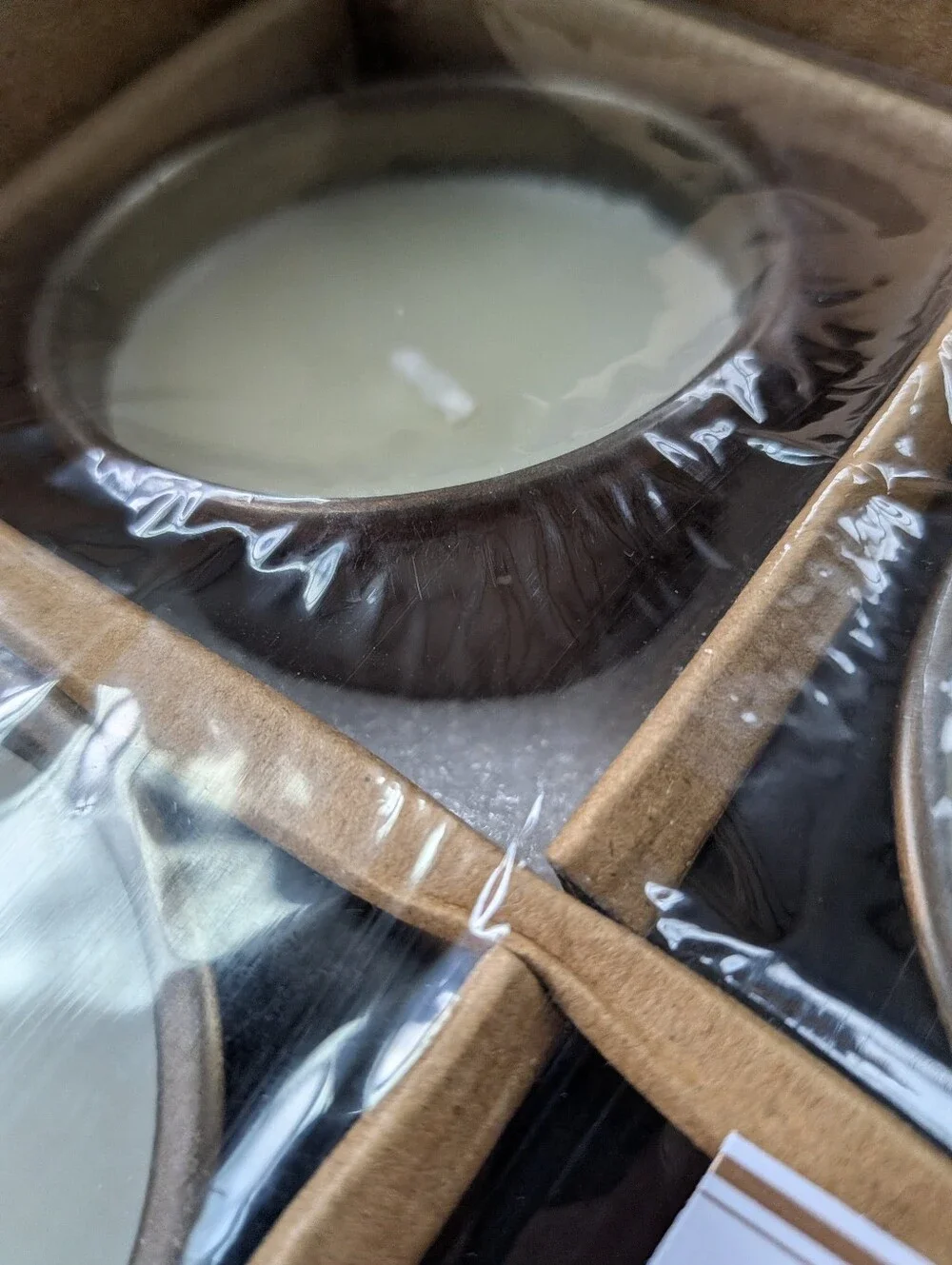 Potterybarn Vintage Unscented Votive Candles Set Of 6 New In Box!
